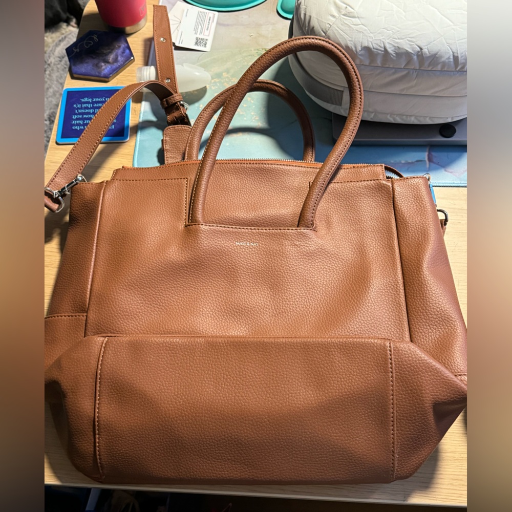 EUC MATT & NAT PERCIO Vegan Diaper Bag - Purity